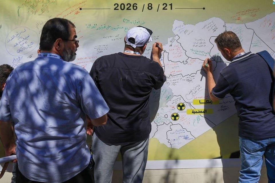 Rif Dimachq : les participants au forum « Hadith al-Souriyine » réunis
