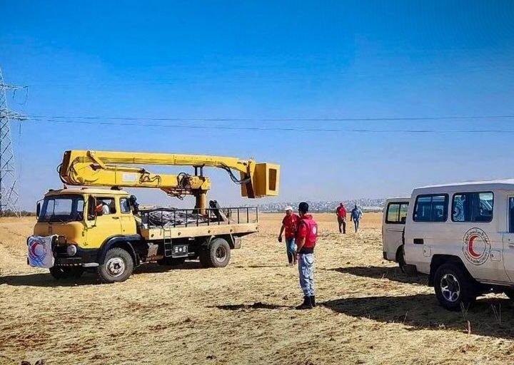 Début des travaux de réparation de la ligne électrique desservant Chahba et Soueïda
