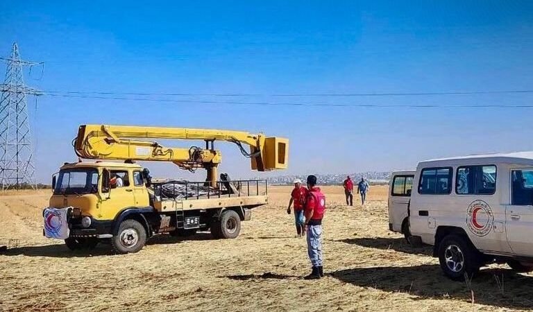Début des travaux de réparation de la ligne électrique desservant Chahba et Soueïda
