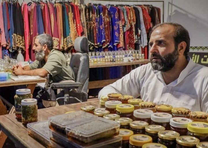 L&rsquo;équipe bénévole « Salam » pour les personnes handicapées au festival « Raqqa à travers nos yeux »