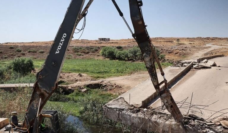 Lancement du projet de réhabilitation du pont Grenade – Kafr Nan dans la campagne de Homs