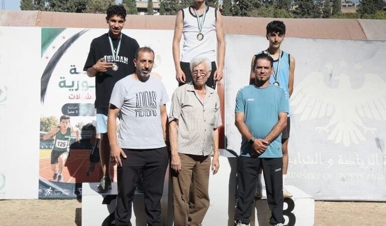 Clôture du championnat de Syrie d&rsquo;athlétisme pour les catégories jeunes