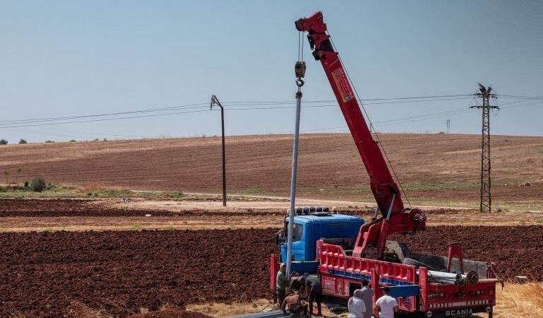 Hama : travaux de réhabilitation du puits ouest de la ville de Karnaz
