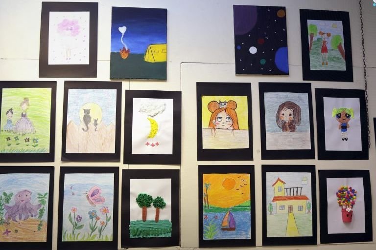 Damas : le centre culturel d’Abou Rummaneh expose les travaux des enfants