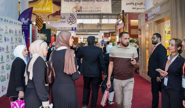 Ouverture du salon « Gold Expo » de la chaussure et du cuir à Damas