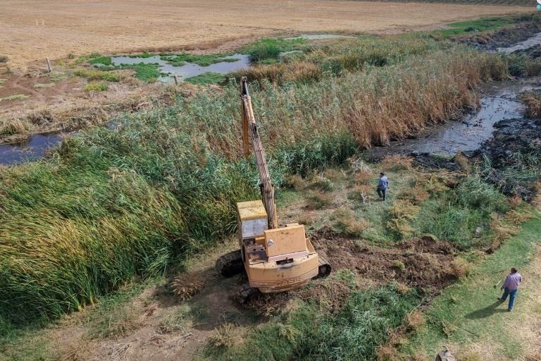 Deraa : reprise des travaux de curage de l&rsquo;oued Sanin pour limiter les risques environnementaux