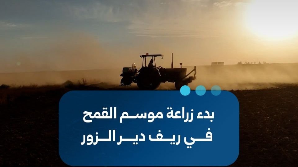 Lancement de la saison de plantation du blé dans la campagne de Deir ez-Zor